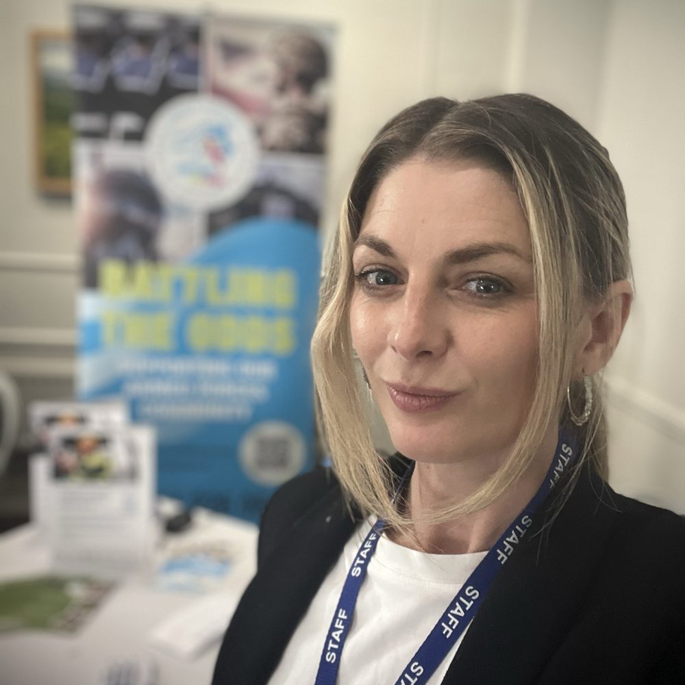 Beacon Counselling Trust’s Battling the Odds stand at the BuildForce National Armed Forces Insight Day